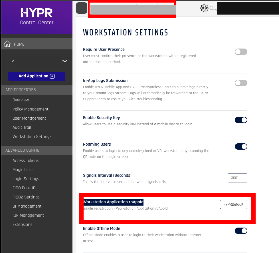 Linking web and workstation rpApps