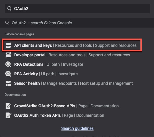 CrowdStrike base URL
