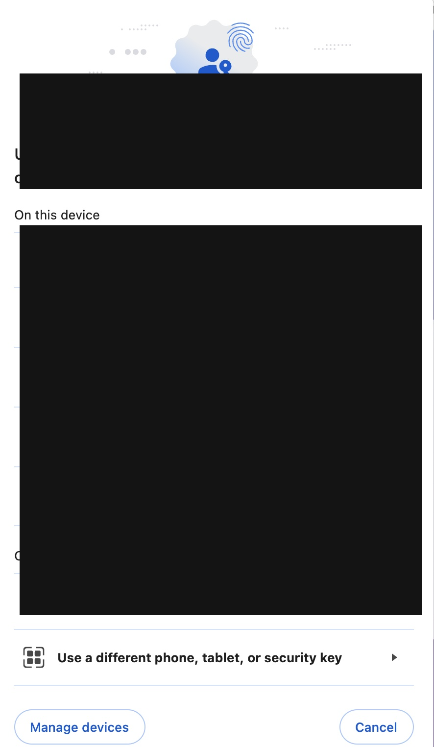 Chrome authentication user experience