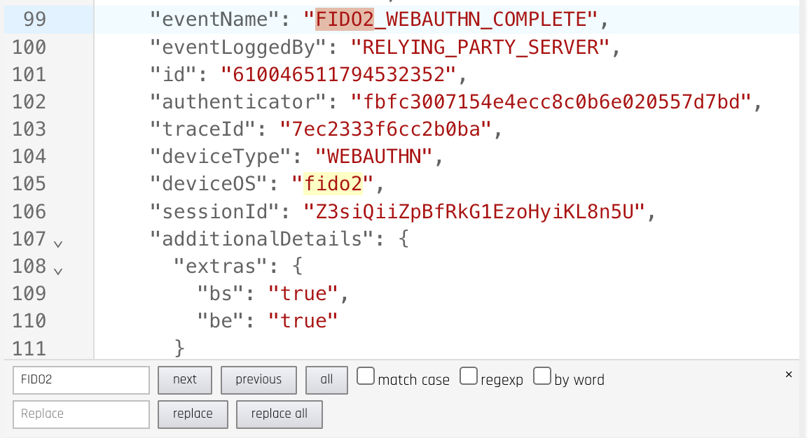 Search within signals