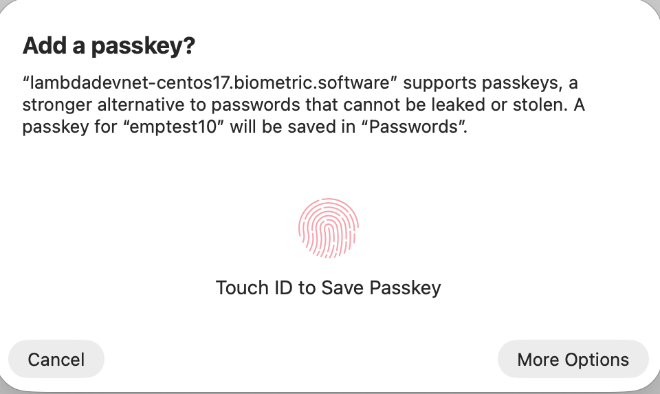 Safari registration user experience